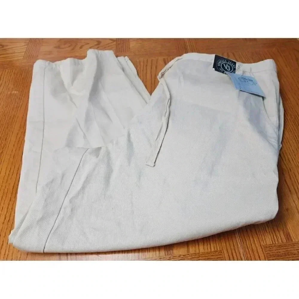 NWT VENEZIA WIDE LEG CROP KHAKI PLUS SIZE 14/16
